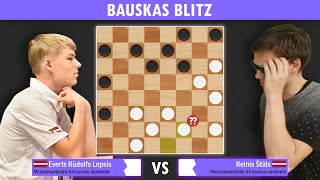 BAUSKAS BLITZ 1 MAČA ANALĪZE  Momenti no Rīgas Atklātā Čempionāta [upl. by Joab]