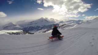 Grindelwald Schlittelbahn  Big Pintenfritz  Longest Sledding  Sledging Run in the World [upl. by Nolasba289]