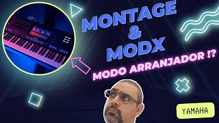 Yamaha MontageModx Modo arranjador [upl. by Aianat273]