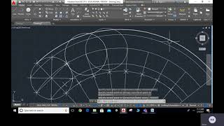 Construction of Epicycloid in AutoCAD [upl. by Yelrebmik]