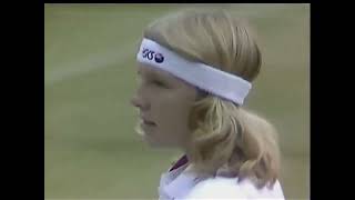 Martina Navratilova vs Andrea Jaeger  1983 Wimbledon Final Highlights [upl. by Esinwahs]