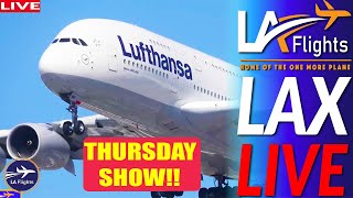 LIVE AIRPORT Los Angeles LAX  LIVE Plane Spotting [upl. by Macomber765]