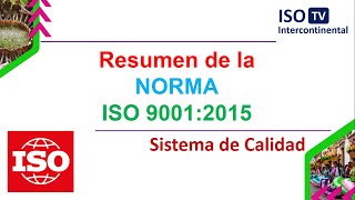 Introducción de la Norma ISO 90012015 [upl. by Bohun]