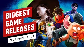 The Biggest Game Releases of October 2022 [upl. by Wojak]