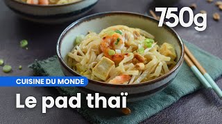 Recette du pad thaï  750g [upl. by Hoxie791]