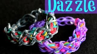 How to Make the Rainbow Loom Dazzle Bracelet [upl. by Gilburt]