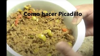 Como hacer carne MolidaPicadillo 0 Guisada para rellenos de papaalcapurriaspastelillos [upl. by North]