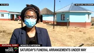 Nosicelo Mtebeni  Saturdays funeral arrangements under way at her home in Matatiele [upl. by Nylatsirk]