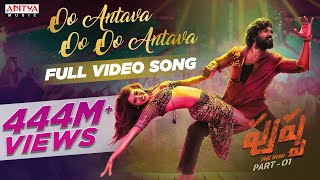 Oo Antava MawaOo Oo Antava Full Video Song  Pushpa Songs  Allu Arjun DSP Sukumar Samantha [upl. by Auqcinahs]