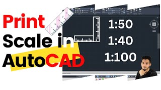 How to Set Sheet Scale Ratio in AutoCAD Example 1100  150  110 [upl. by Sirovat]