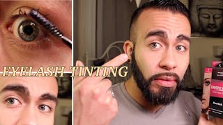 Eyelash Tinting Tutorial 1000 Hour Eyelash amp Brow Dye Kit [upl. by Eryt]