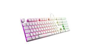 Sharkoon launches PureWriter White RGB full size and TKL mechanical keyboards [upl. by Niliak]