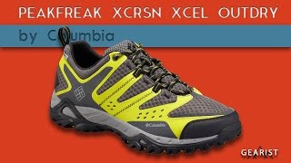 COLUMBIA PEAKFREAK XCRSN ZCEL OUTDRY SHOE REVIEW  Gearistcom [upl. by Gaby]