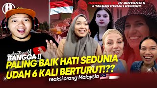 🇮🇩 SALUT INDONESIA DINOBATKAN NEGARA PALING BAIK HATI DIDUNIA KALI KE 6  🇲🇾 Reaction [upl. by Edorej]