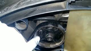 How to repair ford f350 diesel power steering pump pt1 [upl. by Eednahs596]