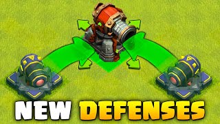 New Merged Defenses in Clash of Clans [upl. by Eeldivad]