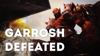 Garrosh Defeated  WoW Mist of Pandaria Horde Cinematic  SPOILER [upl. by Yuma]