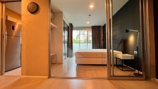 Rhythm Sathorn Narathiwas  1 Bedroom for rent Nice Furnished and Garden View [upl. by Haral]