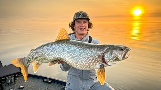 I Caught My BIGGEST Lake Trout Ever [upl. by Arihsat]