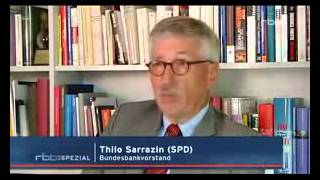 BRENNPUNKT Thilo Sarrazin Interview deutsche Kultur stirbt [upl. by Mundt]