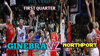 BRG GINEBRA VS NORTHPORT FIRST QUARTERJAn 7 2024Commissionerscupscottie lang my pagasaPBA [upl. by Olive855]