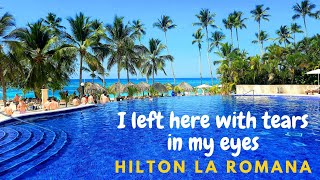 HILTON LA ROMANA  our favorite hotel in Dominikan Republic  beach  pools  room [upl. by Creight]