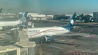 Aeromexico 737 MAX 8 Economy Class Experience  Mexico City MEX  Cancun CUN [upl. by Tierney]