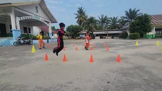 Pembelajaran Dasar kelas 1 SDN 007 KAMPUNG BARU Lompat Lari zigzag Lari Sprint [upl. by Arte47]