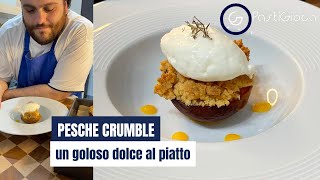 PESCHE CRUMBLE un dolce al piatto goloso🍑 [upl. by Bert]