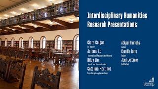 Interdisciplinary Humanities Research Presentations 202324 [upl. by Ahsikin]