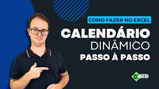 Como Fazer Calendário Dinâmico no Excel [upl. by Melody]