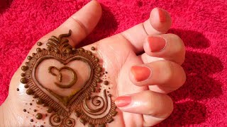 Beautiful D Latter Tattoo With Mehndi Design For Front hand  Step By Step [upl. by Hnahk851]