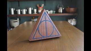 Making a Deathly Hallows Jewelry Box  Using a Planer Sled [upl. by Denby657]