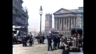 Victorian Liverpool  old footage enhanced with colour and sound [upl. by Halland]