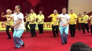 Aiping Tai Chi Center CNY 2016 Yang Style Form [upl. by Ahsiuqet]