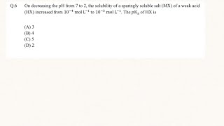 JEE Advanced 2023 Paper1Q6  Physical chemistry IITJEE  NEET [upl. by Sharai]