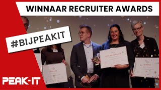 Nieuws  Natascha Hollart winnaar Recruiter Awards 2018 Deployment amp OPS  BIJPEAKIT [upl. by Pippo]