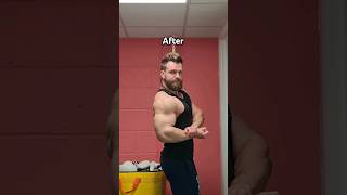 ARMS PUMP BEFORE amp AFTER 💯🔥 shorts naturalbodybuilding [upl. by Leind]