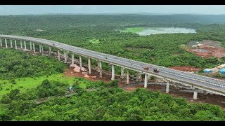 Inauguration of 6lane connectivity with elevated viaducts on NH166S worth ₹1183 Cr in Goa [upl. by Ecydnarb227]