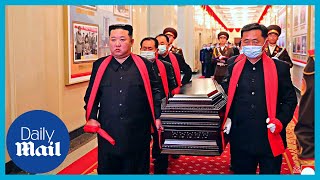 Kim Jong Un carries coffin of top North Korean military official [upl. by Stetson]