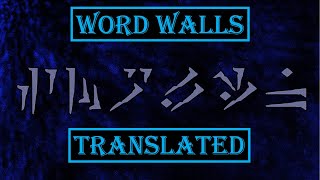 Translating EVERY Word Wall in Skyrim [upl. by Aiki382]