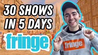 I saw 30 shows at the Edinburgh Fringe  2023 vlog part 2 [upl. by Elatan429]