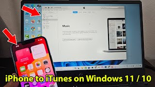 How to connect iphone to itunes on windows 11 and 10 [upl. by Madelaine]