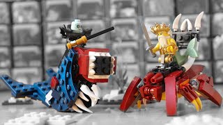 Lego Undersea Battle Creatures with the Creator 31102 [upl. by Nerw]