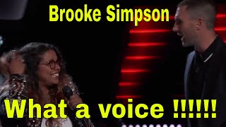 Brooke Simpson quotIts A Mans Mans Mans Worldquot The Voice Season 13 Playoffs PART 2 [upl. by Eberhard]