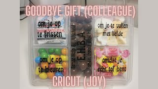 Cricut Joy NL  action afscheid cadeau bv voor collega  NL ENG DE ESP Subtitel [upl. by Regdirb]