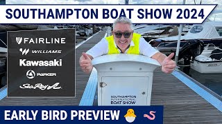 Southampton Boat Show 2024  Early bird preview 🐣🪱 [upl. by Nickola]