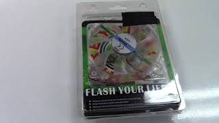 jaykay18 Oddware CoolJag Everflow quotFlash Your Lifequot 120mm PC Programmable Message Fan [upl. by Amitak]