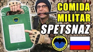 Probando COMIDA MILITAR de SPETSNAZ FUERZAS ESPECIALES de RUSIA  MRE RUSIA ALTA MONTAÑA 24 Horas [upl. by Sofko]