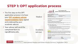 OPT Application Process [upl. by Raycher]